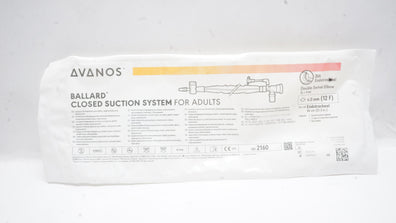 Avanos 2160 Ballard Closed Suction System for Adults 12F, Endotracheal 21.3in